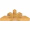 Ekena Millwork Richland Rough Sawn Timber Gable Bracket, Western Red Cedar, 48"W x 22"H x 6"D x 6"F, 11/12 Pitch GBW048X22X0606RIC00RWR - alternate 3